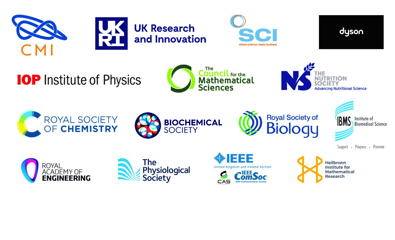 Financial support STEM for BRITAIN 2022 - logos