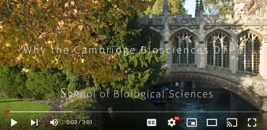 university of cambridge phd biology