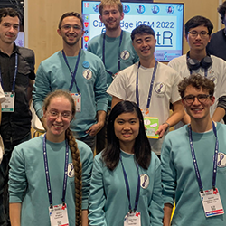 Cambridge students at the iGEM competition