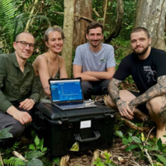 Maximilian Gantz at WildGenes expedition in the Amazon rainforest