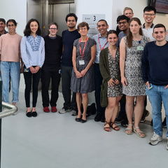 Sabila Chilaeva with BioNTech co-founders